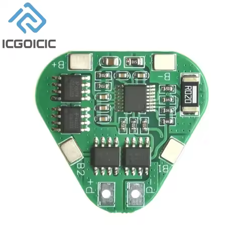 3S 12V 18650 Lithium Battery Protection Board 11.1V 12.6V Overcharge Over-discharge Protect 8A 3 Cel