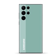 Samsung S23 Ultra/S23/S23 + โทรศัพท์กลับฟิล์มสีบริสุทธิ์การออกแบบที่เรียบง่าย 3M Frosted ป้องกันลายน