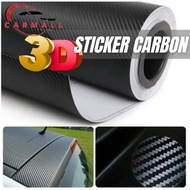 3D Carbon Fiber Film Wrap Carbon Sticker Car Sticker Sheet (AIR FREE sticking surface)