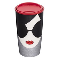 台灣 Starbucks 星巴克 Alice Olivia AO FACE 雙層馬克杯 12oz