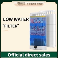 Yee Turtle Tank Water Filter Low Water Level Aquarium 15W Filter For Turtle Tank Silent Strong Suction Water Purifier Internal Filter Circulation Pump With Trickle Filter Box