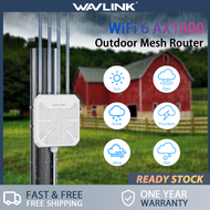 WAVLINK WiFi6เครื่องปล่อยสัญญาณรวม/AP/รีพีทเตอร์ดูอัลแบนด์2.4G + 5G AX1800ระยะไกลตัวขยายตาข่าย WiFi 