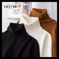 SWEATER RAJUT WANITA TURTLE NECK STRETCH IMPORT