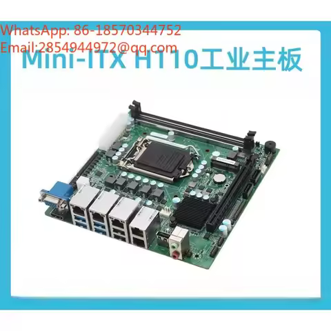 ITX-H110 Industrial Main Board 1151 Multi-network Port Visual Service Computer Host 5 Network Port M