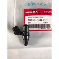 Fuel Injector Set Click150i 2019-2021 HONDA Genuine From The Center Code 16450-K98-E01 (6 Holes G)