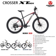 [ Baru] Sepeda Gunung 27,5 Inch Mtb Pacific Crosser Xt 001 Shimano 16