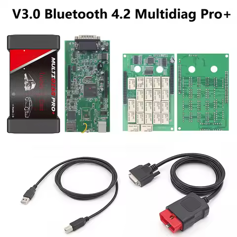 Multidiag Pro 2021.11 TCS BT4.0 OBD2 Scanner Car Truck Auto Diagnostic Tool 2021.10b DS-150e VCI Wit