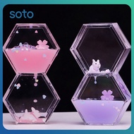 ♫ Liquid Sandglass Originality Oil Drop Hourglass Bathroom Decorative Lovely Children Toys Satisfyin