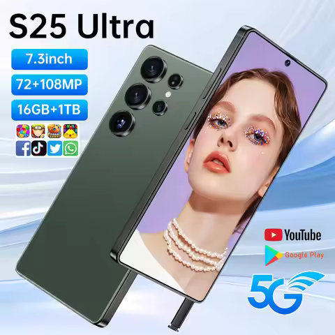 2025 New S25 Ultra Original Intelligent 5G Dual Card Dual Standby Android 14 System Global Version 8