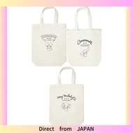 J's Planning Canvas Tote Bag HAL005 My Melody Kuromi: Approx. 24 x 34 x 10 cm,Cinnamoroll: Approx. 2