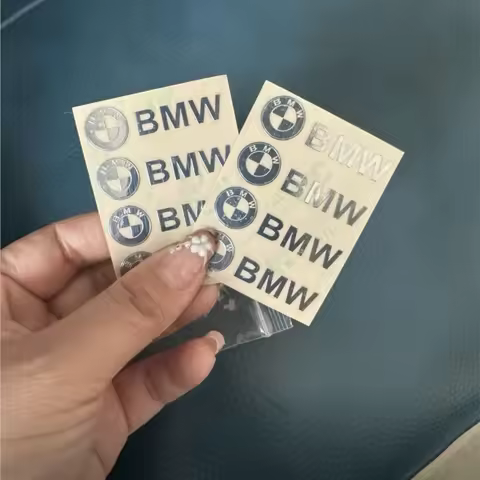 3D BMW Emblem Car Metal Emblem Decorative Sticker Badge Decal For BMW X1 X3 X5 X6 1 3 5 7 Series E30