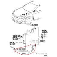 Side Rubber Pipe Heater TOYOTA CAMRY ASV50 ASV51 AVV50 2012-2018 2AR 2.5 2AR-FXE 2.5 Hybrid