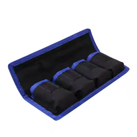 For Canon LP-E6 LP-E8 Sony NP-FW50 EN-EL14 EN-EL15 4 Selens Lithium Battery Storage Pockets Pouch Wa
