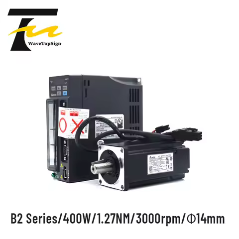 Delta Servo Motor kit 400W B2 Series ASD-B2-0421-B ECMA-C20604RS ECMA-C20604SS 1.27NM 3000rpm with 3
