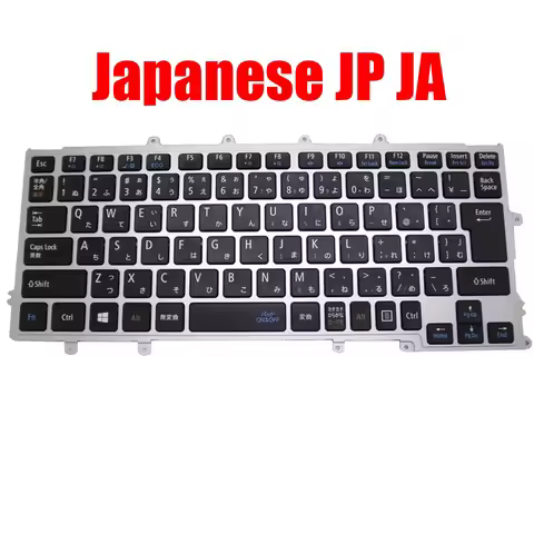 JP Laptop Keyboard For NEC VersaPro VK23T/B-U VK23TB-U PC-VK23TBZAU PC-VK23TBZDU PC-VK23TBZFU Japane
