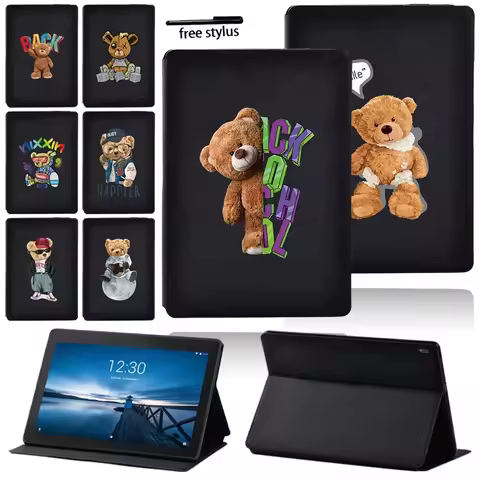 Case for Lenovo Tab M10/E10 10.1" Tablet Folding Stand Cover for Lenovo Tab M10 Plus 10.3 Inch TB-X6