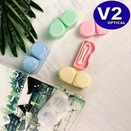 Double Layer Contact Lens lenses case colour contact lenses casing with tools