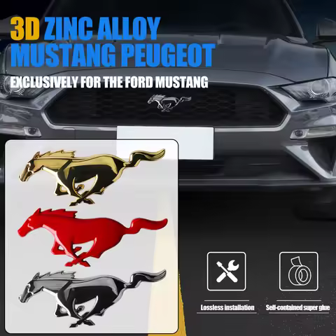 Car Metal Rear Trunk Decals Badge Auto Accessories For Ford Focus Mk2 MK3 MK7 MK4 Fiesta Ranger Must