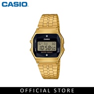 Casio Vintage A159WGED-1 Stainless Steel with Natural diamonds on dial Men Watch / Women Watch