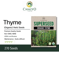 Thyme (Organic) Herb Seeds, 270 Seeds
