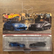 Hotwheels HW Hot Wheels Premium Car Culture Twin Pack Pandem Subaru BRZ + Lexus RC F GT3