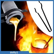 [Dolity1] Crucible Tong Black High Temperature Resistant with Comfortable Handle Repairing Hand Tool