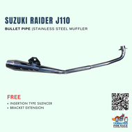 Suzuki Raider J 110 Bullet Stainless Muffler