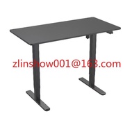 

 Black Ergonomic Home Office Height Adjustable Sit-stand Desk Single Motor Max Load Capacity 70kg/