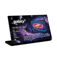 LEYIBAI | Display & Decorative Acrylic Frame For LEGO 31212 Galaxy Pictorial