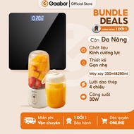 Combo Gaabor 35 Cân điện tử sức khỏe  GWS-M01A và cốc xay sinh tố cầm tay FP03T-WH01A 350ml +280ml -