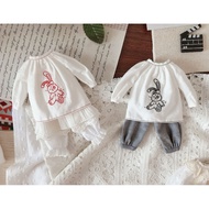 Rabbit Muppets Hand-Embroidered Baby Clothes blythe Small Cloth ob22 ob24 azone bjd Japanese Retro