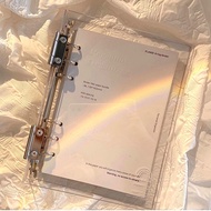 High Transparency Acrylic A5 Transparent Loose-Leaf Card Album Ins Style Four Grids Instant Photo St