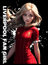 Liverpool Fan Girl Graphic T-Shirt