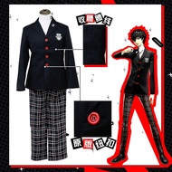 Persona 5 ตัวเอกอนิเมะ Amamiya Ren Kurusu Akatsuki คอสเพลย์ชุดนักเรียนตัวเอกชายทุกวันชุดชาย