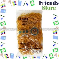 Godex - 包裝橡筋 黃色橡皮圈 (直徑1吋/每包約160克) GX-R1