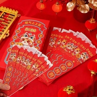 12-36Pcs Good Luck Lottery Red Envelope - Draw Lots Luck Blessing Red Envelope - 2026 Cartoon Horse 