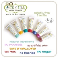 [READY] Jack n Jill Toothpaste 50gr | Baby and Child Toothpaste | Safe to Swallow | BPOM BPOM BPOM