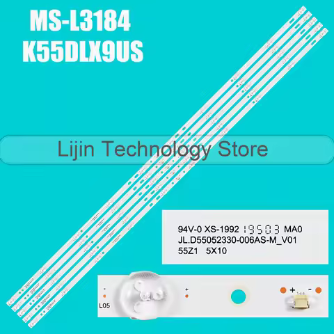 LED BackLight Strip For KALED55JU8100VA U55D7300E MS-L3184 V2 LE-55Z1 ST-5540US K55DLX9US JL.D550523