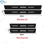 Haval Car Door Sill Strip Carbon Fiber Leather Anti Scratch Door Step Protector For H6 H2 H6S H6 Phv