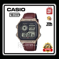 Casio Brown Leather Band AE-1200WHL / AE-1200WHL-5A / AE-1200WHL-5AV Digital Watch