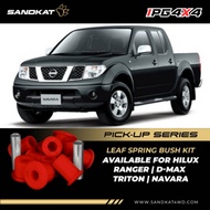 SANDKAT Leaf Spring Bush Set Nissan Navara D22 Navara D40 Navara NP 300 4X4 Pickup