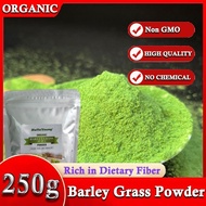 Barley Grass Powder 100% Pure &amp; Organic Organic Barley Grass Powder Pure Organic Barley for Women and Men 250g Contains Iron Vitamin C, &amp; Vitamin E – Non-GMO