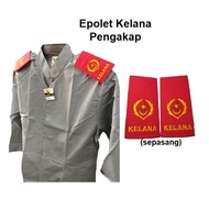 Epolet Pengakap Kelana Merah untuk Tingkatan 6 & Kolej & Universiti