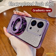 Casing for Vivo Y35 Y36 Y27 Y76 5G Y76S Y100 5g Y02 Y02A Y02T Y02S Luxurious Electroplated Shiny Sof