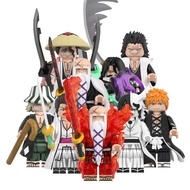 Anime BLEACH Action Figure Yhwach Kurosaki Ichigo Zaraki Kenpachi Aizen Sousuke ของเล่นคอลเลกชันบล็อ