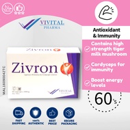Zivron 300mg (Tiger Milk Mushroom & Cordyceps Sinensis) Vegecaps