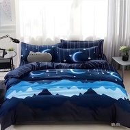 【SG stock】 bedsheet SET COMFORTER | 4pcs set : 1 Single/Super Single bedsheet ,1pillowcase,1bolsterc