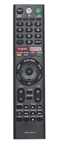 RMF-TX310U Replaced Voice Remote Control Compatible with Sony TV 4K Ultra HDR Smart TV XBR-65X900F X