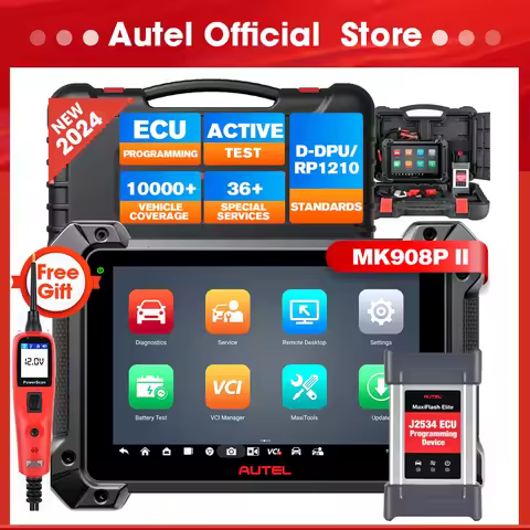 Autel MK908PRO II Automotive Diagnostic Scanner J2534 ECU Online Programming Coding Tools Upgraded o