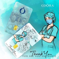 GDORA Gold Bar 0.25gram '' Nurse '' 999.99
